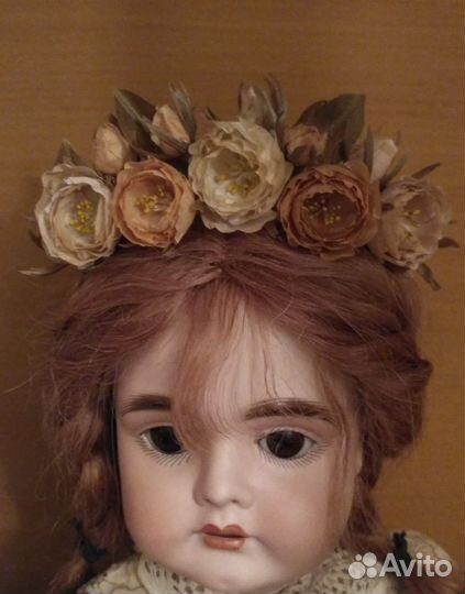 Шелковые цветы для антикварных кукол