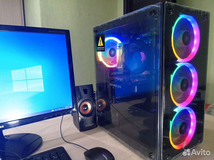 Игровой пк Intel 10-core/GTX 1660S/DDR4 16g/ssd256