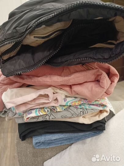 Детские вещи пакетом для девочек 134-140
