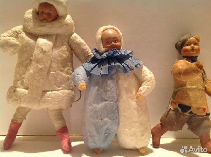 Антикварные елочные игрушки