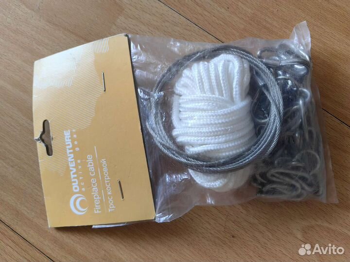 Крючья костровые с тросом для подвешивания