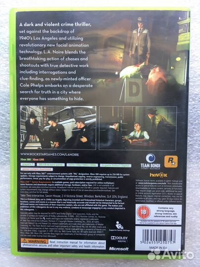 L.A. Noire (Xbox 360)