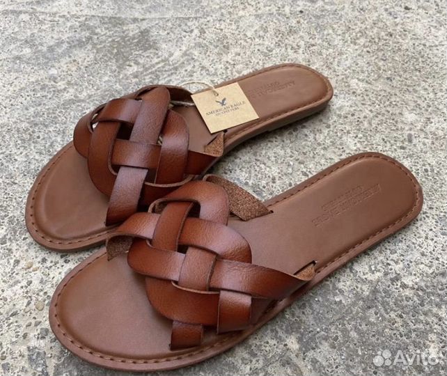 Шлепанцы женские натуральная кожа