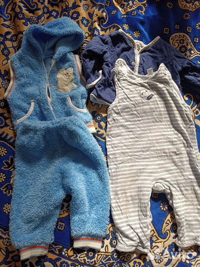 Вещи пакетом на мальчика от 6 мес до 1 года