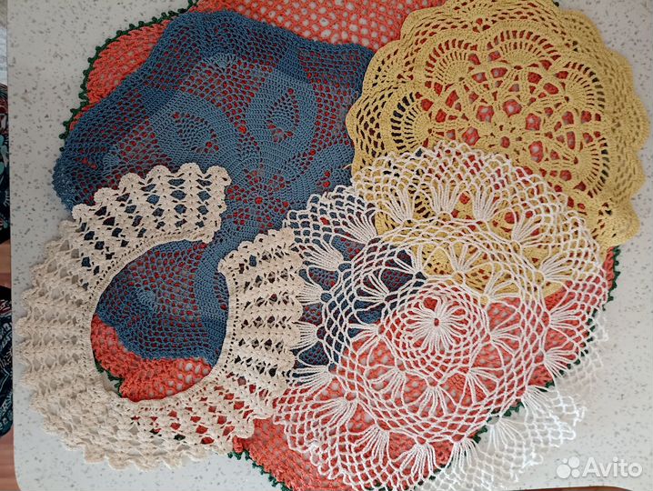 Салфетки вязаные крючком