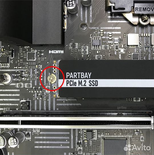 Стойка и винт крепления M.2 SSD накопителей для gi