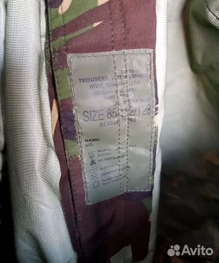 Брюки великобритания Gore-tex woodland 56/6 новые