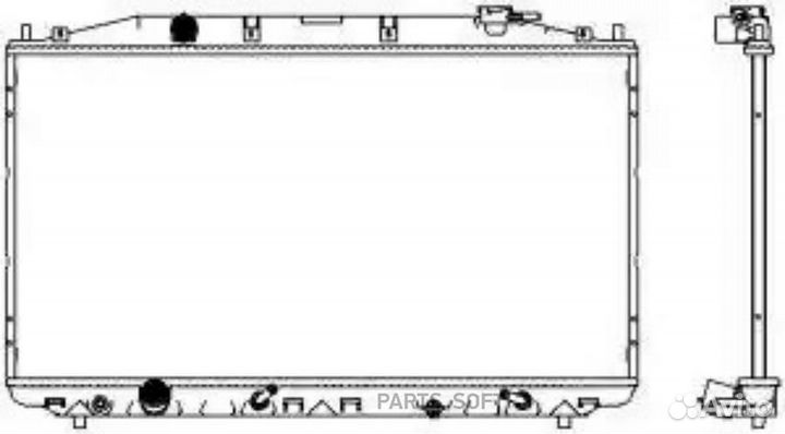Радиатор охлаждения Хонда Кросстур 2012