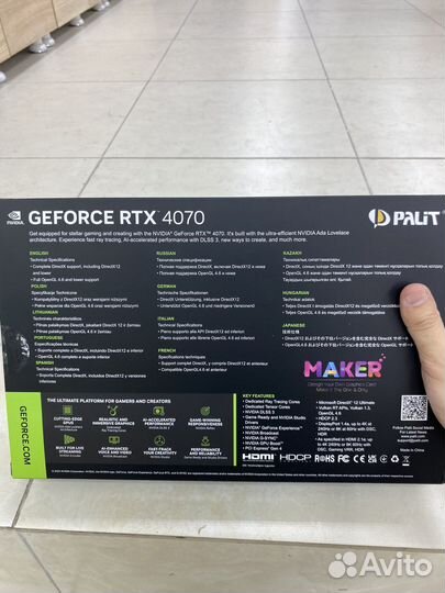 Видеокарта Palit Rtx 4070 Dual