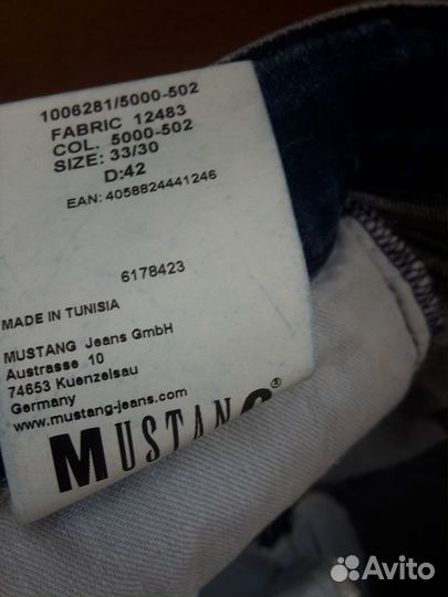 Джинсы Mustang 33/30