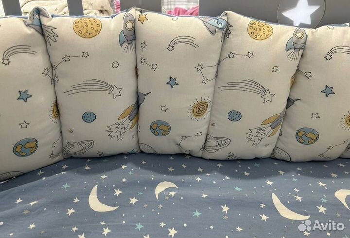 Детская кроватка трансформер круглая