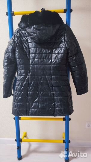 Пуховик куртка с натуральным мехом