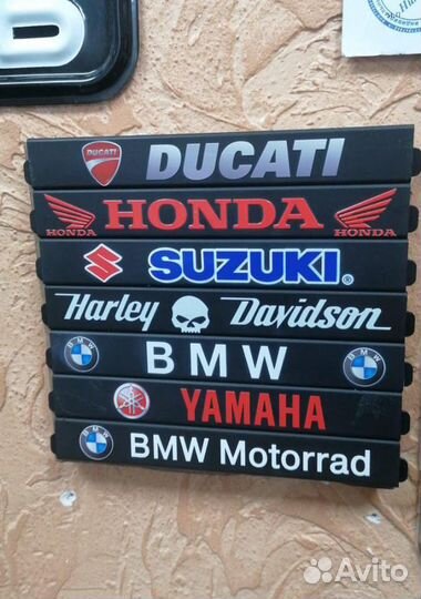 Мото рамка гос номера