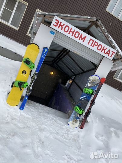 Аренда сноубордов/горных лыж