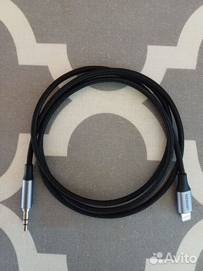 Кабель 3.5 jack, lightning