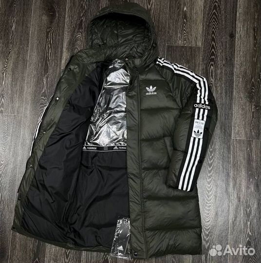 Мужской зимний пуховик Adidas с мембраной