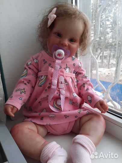 Реборн ручной работы 65 см