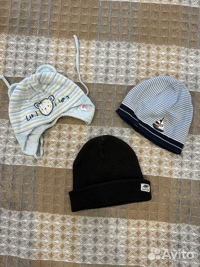 Шапка Zara для мальчика 3шт