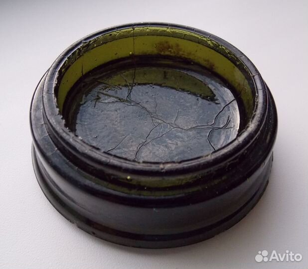 Стеклянная чернильница