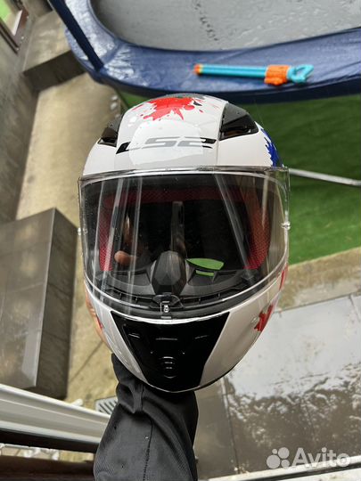 Детский мото шлем