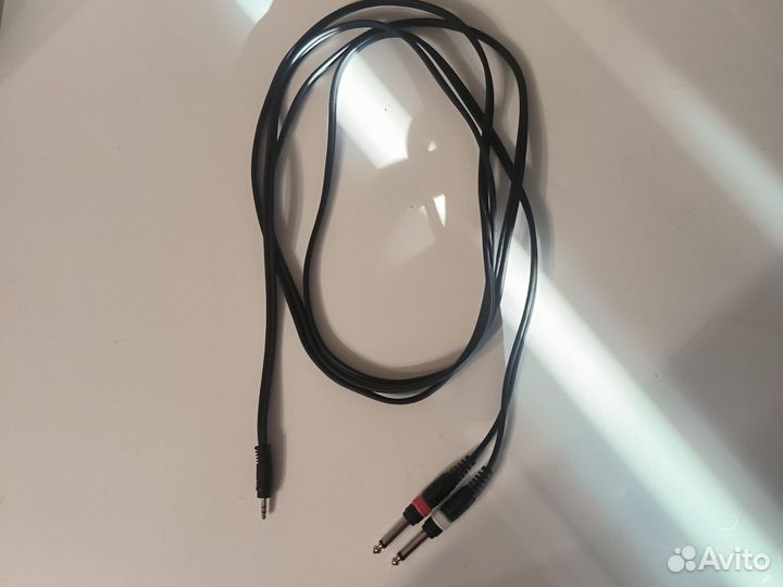 Штекер 6,35 мм, адаптер, aux