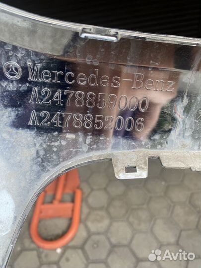 Накладка заднего бампера Mercedes GLB X247