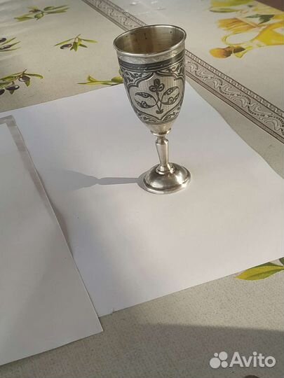 Рюмка серебро