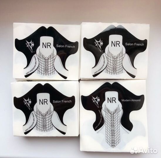 Формы для наращивания ногтей бабочка Nail Republic