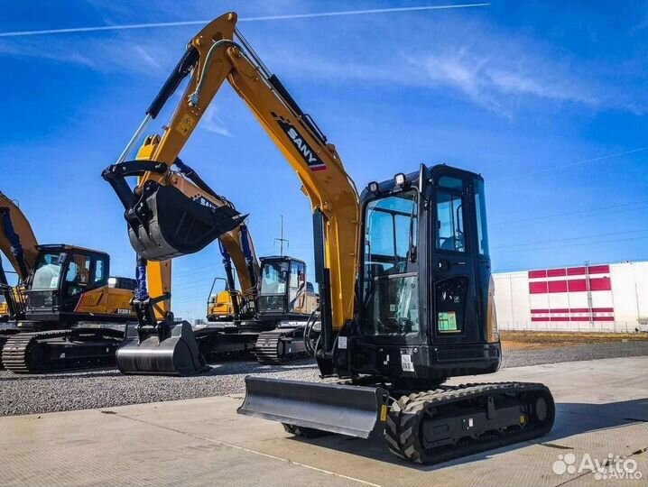 Мини-экскаватор Sany SY35U, 2023