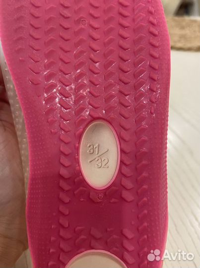 Коралловые тапочки детские р. 31/32