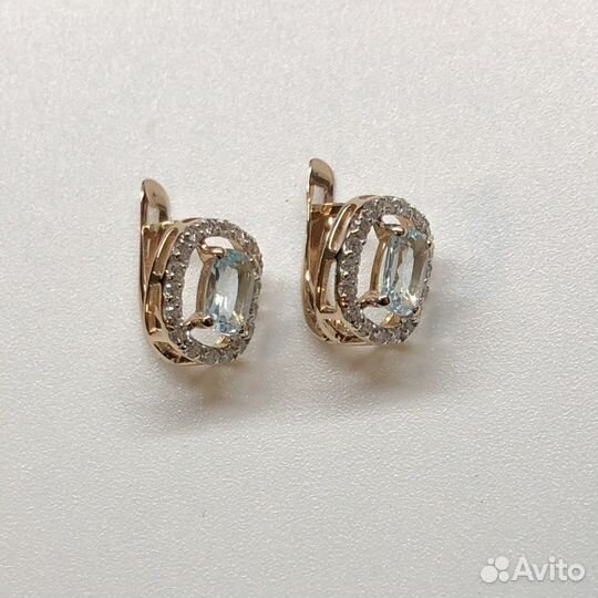 Золотые серьги 585 пробы