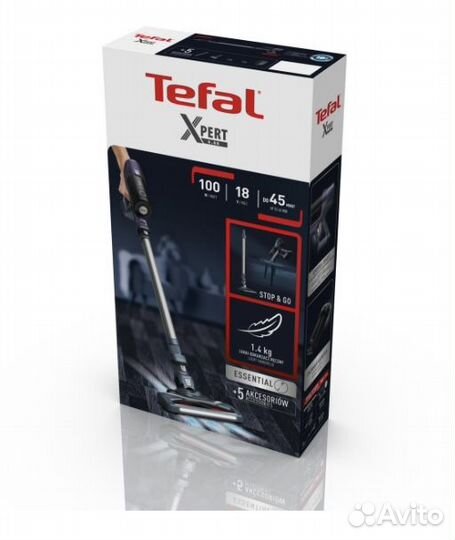 Пылесос ручной (handstick) Tefal Allergy TY6837WO
