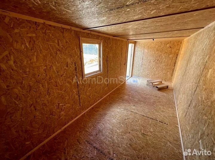 Вагончик бытовка строительная с установкой