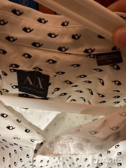 Giorgio armani Мужская рубашка белая M/L