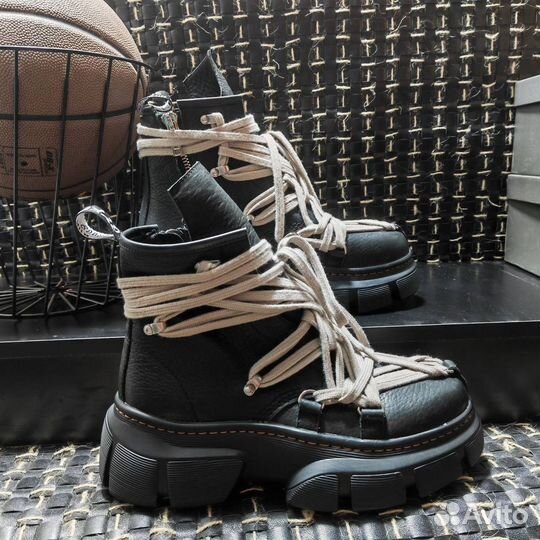 Rick owens dr martens 1460 megalaces boots