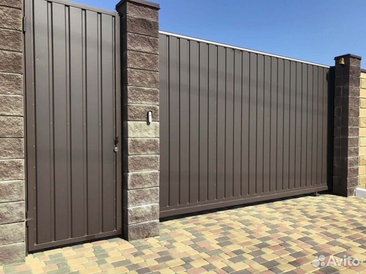 Ворота из металла 