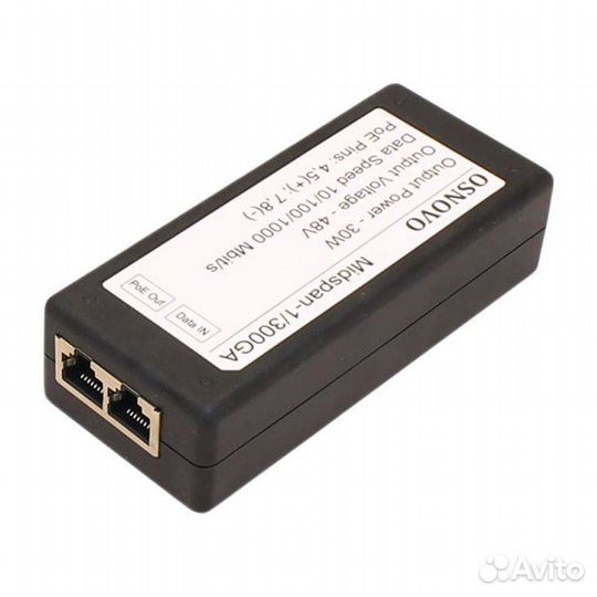 Инжектор POE Osnovo Midspan-1/300GA midspan-1/300G