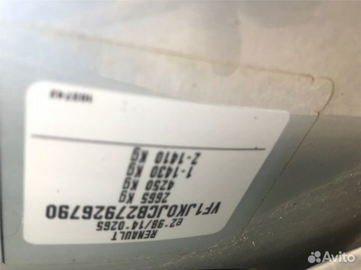 Разбор на запчасти Renault Espace 4 2002