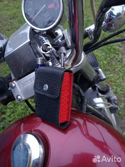 Портсигар кожаный