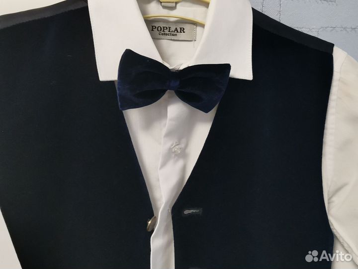 Рубашка +жилет+бабочка