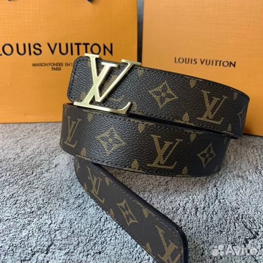 Ремень Louis Vuitton Brown Monogram