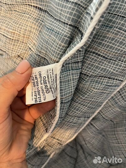 Одеяло стеганное овечья шерсть новое