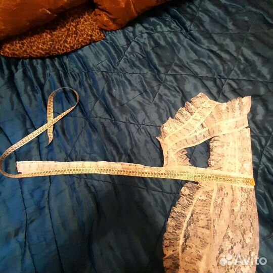 Белый школьный фартук