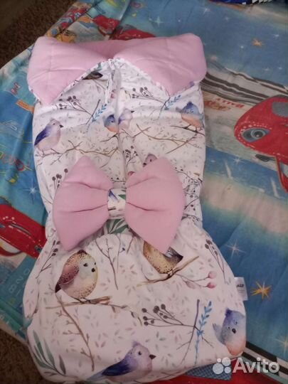 Конверт на выписку для девочке зима