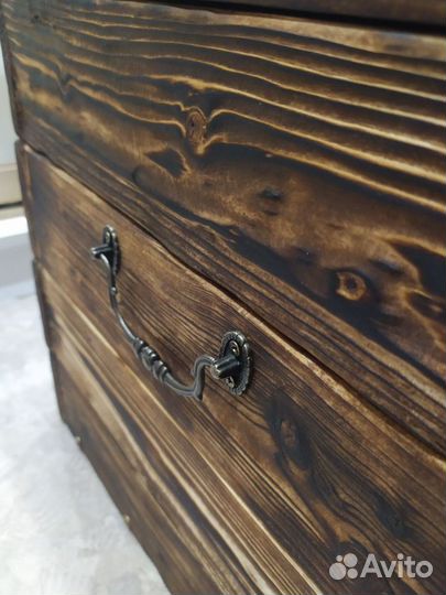 Сундук ящик деревянный ручной работы, сосна