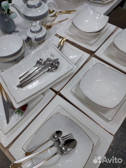 Набор столовой посуды фарфор