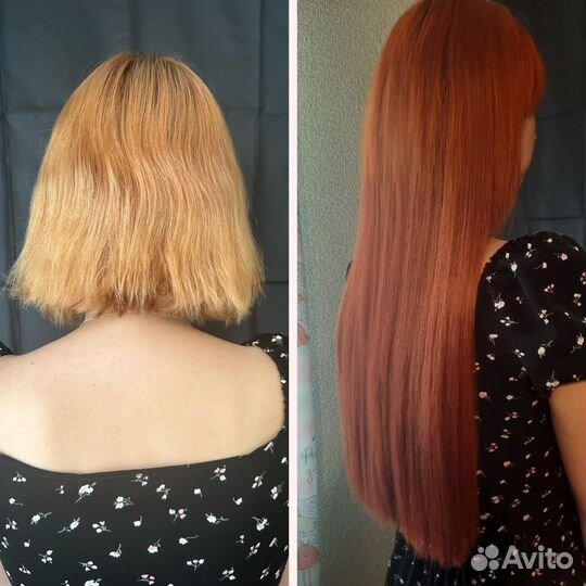 Наращивание волос модель