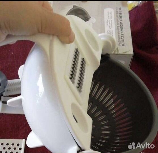 Овощерезка Beemsk 6 в 1 с друшлагом