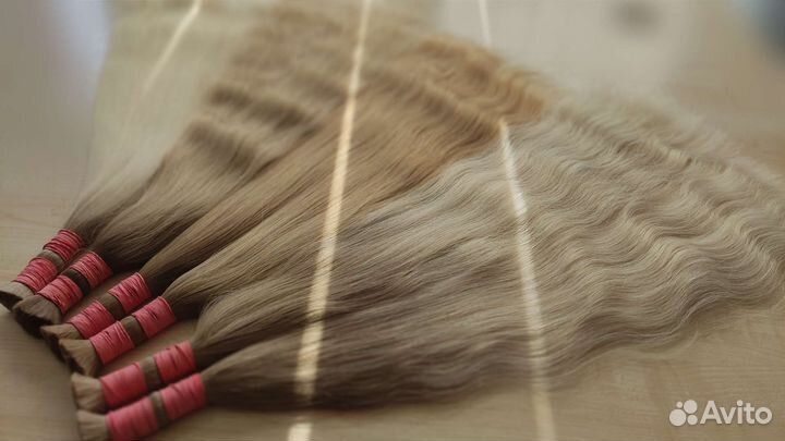 Волосы для наращивания в срезах