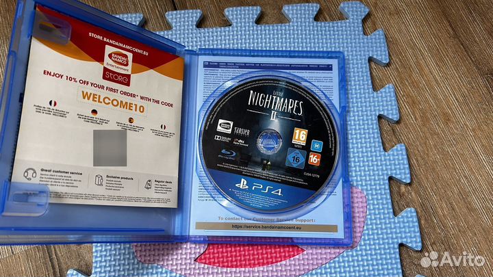 Little nightmares 2 ps4. Диск б/у
